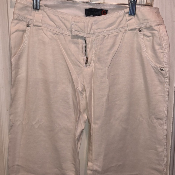 White Linen Pants - Picture 2 of 7